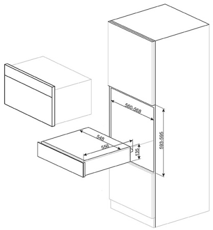 Подогреватель посуды SMEG CPR715P купить с доставкой по Москве и Московской области в интернет-магазине АваТехно