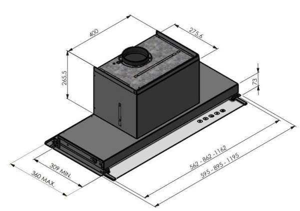 Вытяжка FABER ILMA TOUCH X A120 (305.0567.014) купить с доставкой по Москве и Московской области в интернет-магазине АваТехно