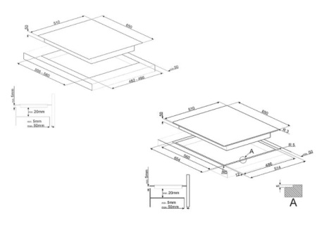 Варочная панель SMEG PM3621WLD купить с доставкой по Москве и Московской области в интернет-магазине АваТехно