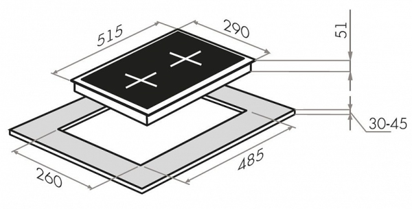 Варочная поверхность MAUNFELD EGHG.32.3CBGI/G купить с доставкой по Москве и Московской области в интернет-магазине АваТехно