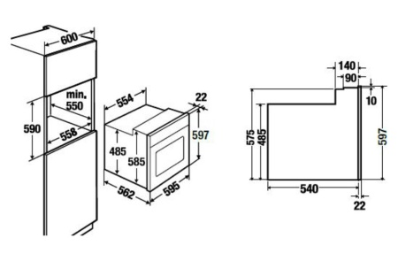 Духовой шкаф KUPPERSBUSCH EEB 6551.0 WX4 Gold купить с доставкой по Москве и Московской области в интернет-магазине АваТехно