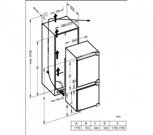 Холодильник SCHAUB LORENZ SLU E235W4 купить с доставкой по Москве и Московской области в интернет-магазине АваТехно