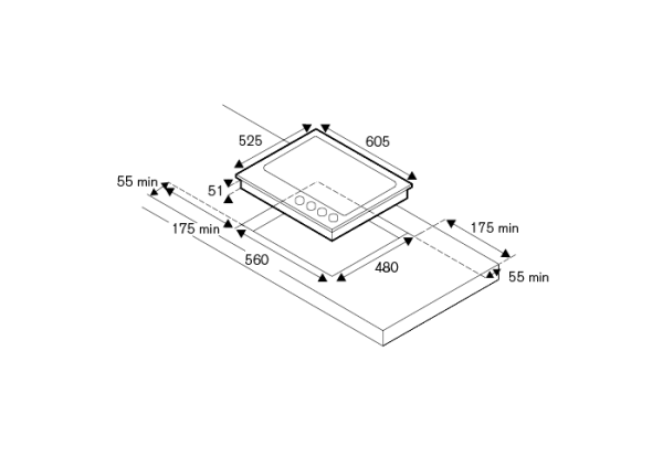 Варочная поверхность BERTAZZONI P604LMODGNE купить с доставкой по Москве и Московской области в интернет-магазине АваТехно