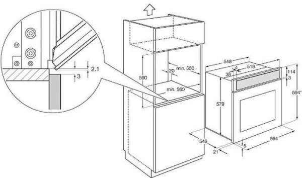 Духовой шкаф ELECTROLUX eoa 5751 aax купить с доставкой по Москве и Московской области в интернет-магазине АваТехно