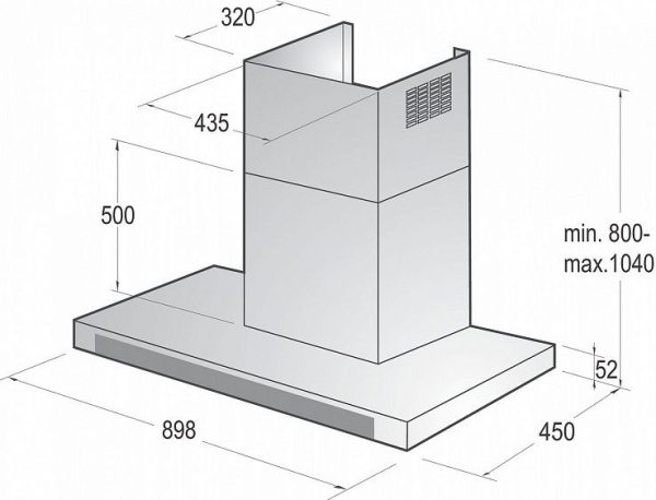 Вытяжка Gorenje GHT 93 X купить с доставкой по Москве и Московской области в интернет-магазине АваТехно