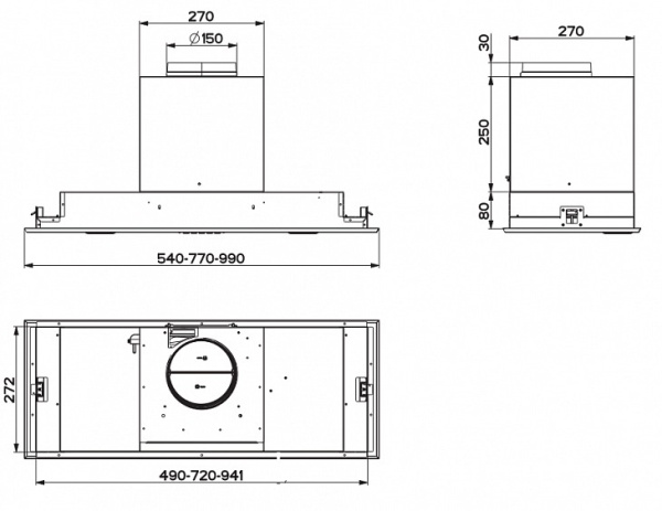 Вытяжка FABER VICTORY 2.0 X A99 купить с доставкой по Москве и Московской области в интернет-магазине АваТехно