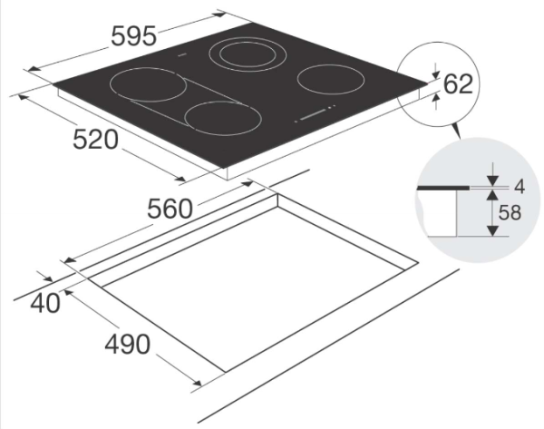 Поверхность ASKO HCL634G купить с доставкой по Москве и Московской области в интернет-магазине АваТехно