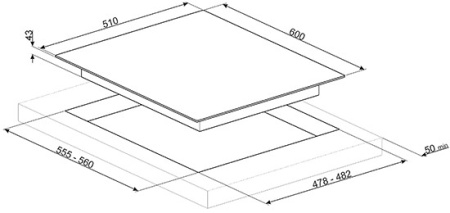 Варочная панель SMEG PX364L купить с доставкой по Москве и Московской области в интернет-магазине АваТехно