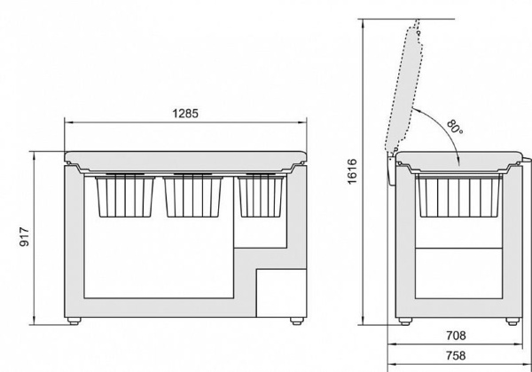 Морозильник LIEBHERR GTP 2756 купить с доставкой по Москве и Московской области в интернет-магазине АваТехно