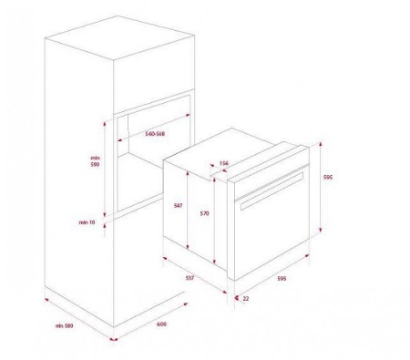 Духовой шкаф TEKA HLB 830 STAINLESS STEEL (41560062) купить с доставкой по Москве и Московской области в интернет-магазине АваТехно
