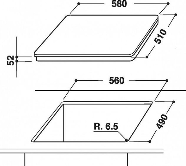 Индукционная стеклокерамич. панель Whirlpool ACM 932 BA купить с доставкой по Москве и Московской области в интернет-магазине АваТехно