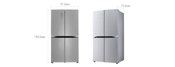 Холодильник Side-by-Side LG GR-M24FWCVM купить с доставкой по Москве и Московской области в интернет-магазине АваТехно