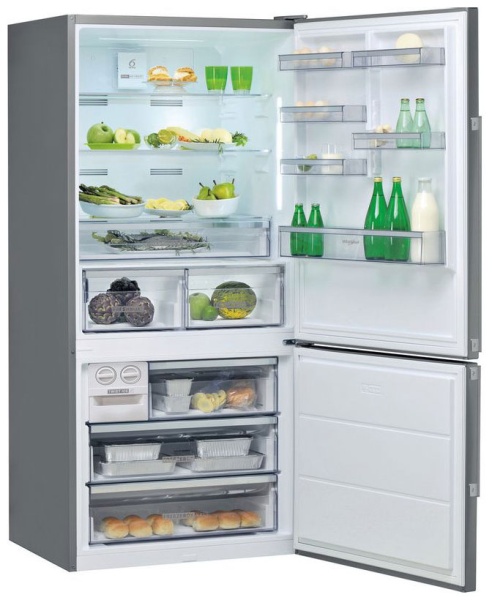Двухкамерный холодильник Whirlpool W84BE 72 X купить с доставкой по Москве и Московской области в интернет-магазине АваТехно