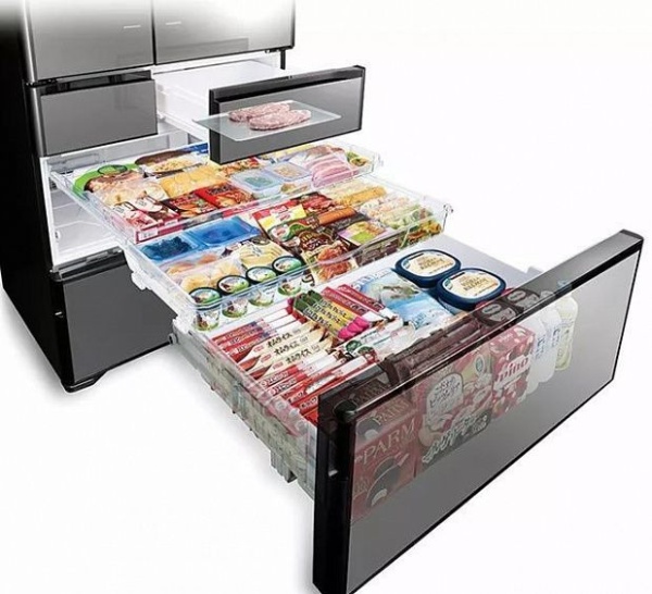 Холодильник  HITACHI R-X740GU X (Crystal Mirror) купить с доставкой по Москве и Московской области в интернет-магазине АваТехно