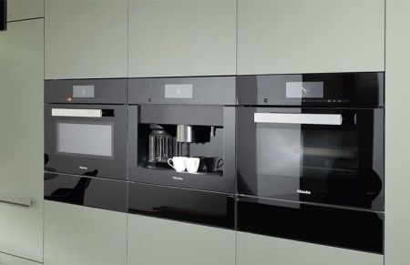 Встраиваемая пароварка Miele DGC 6805 OBSW черный обсидиан купить с доставкой по Москве и Московской области в интернет-магазине АваТехно