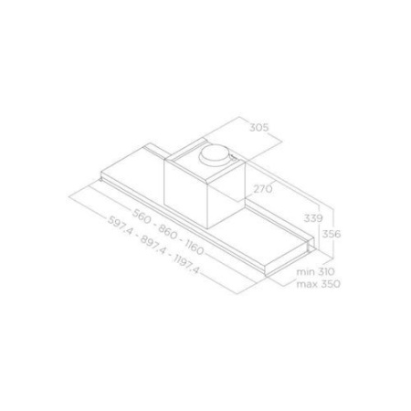 Вытяжка ELICA LEVER IX/A/86 (PRF0160152) купить с доставкой по Москве и Московской области в интернет-магазине АваТехно
