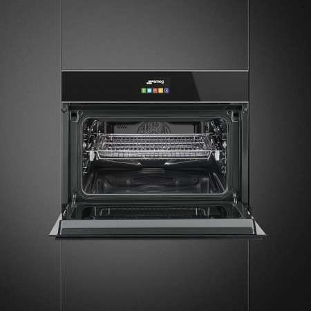Компактный духовой шкаф Smeg SF4604MCNX купить с доставкой по Москве и Московской области в интернет-магазине АваТехно