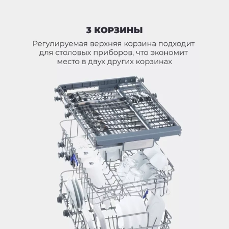 Посудомоечная машина DeLonghi DDW08S Aquamarine eco купить с доставкой по Москве и Московской области в интернет-магазине АваТехно