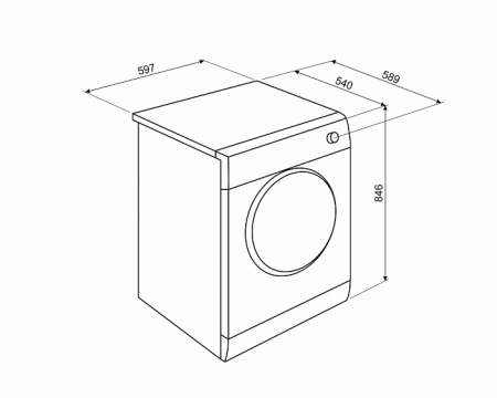 Сушильная машина Smeg DHT71EIN купить с доставкой по Москве и Московской области в интернет-магазине АваТехно