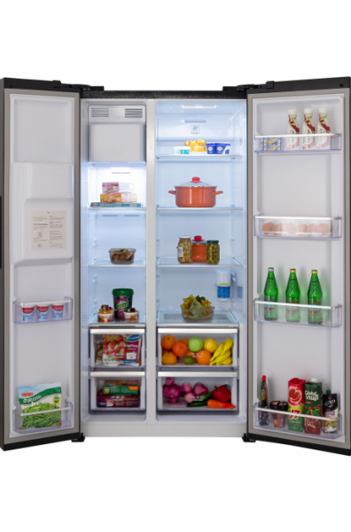 Холодильник HIBERG RFS-650DX NFGB inverter купить с доставкой по Москве и Московской области в интернет-магазине АваТехно