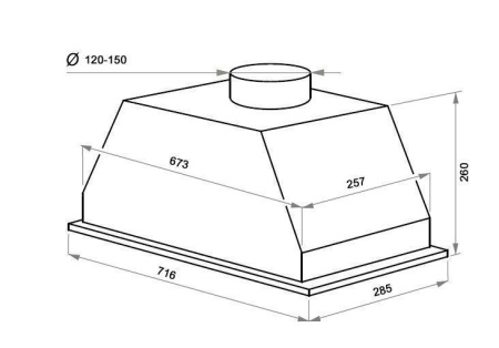 Вытяжка Maunfeld URANIA 74 нержавейка купить с доставкой по Москве и Московской области в интернет-магазине АваТехно