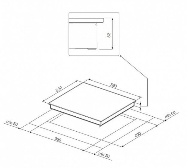 Встраиваемая электрическая варочная панель Graude EK 60.2 WF купить с доставкой по Москве и Московской области в интернет-магазине АваТехно