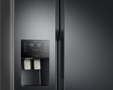 Холодильник Samsung RS51K54F02C черный купить с доставкой по Москве и Московской области в интернет-магазине АваТехно