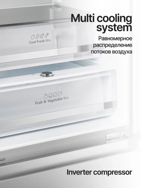 Холодильник Kuppersberg RFFI 2070 X купить с доставкой по Москве и Московской области в интернет-магазине АваТехно