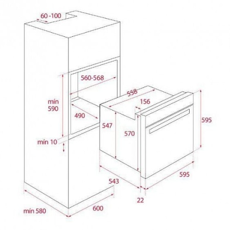 Духовой шкаф TEKA HSB 740 G SS (111040001) купить с доставкой по Москве и Московской области в интернет-магазине АваТехно