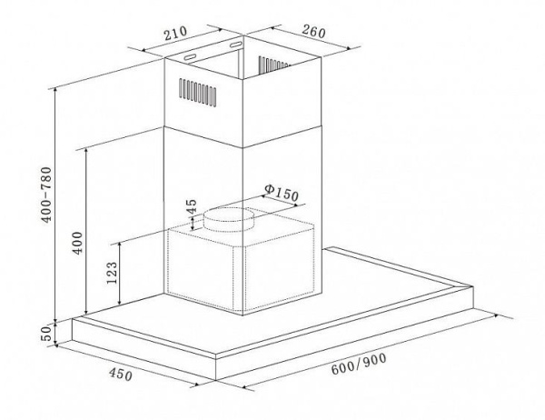 Вытяжка ZIGMUND & SHTAIN K 135.9 W купить с доставкой по Москве и Московской области в интернет-магазине АваТехно