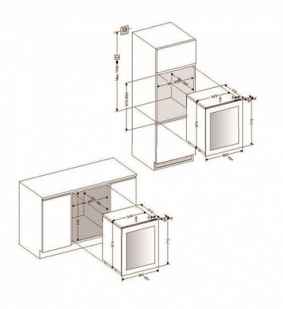 Винный шкаф DUNAVOX DAV-32.81DOP.TO купить с доставкой по Москве и Московской области в интернет-магазине АваТехно