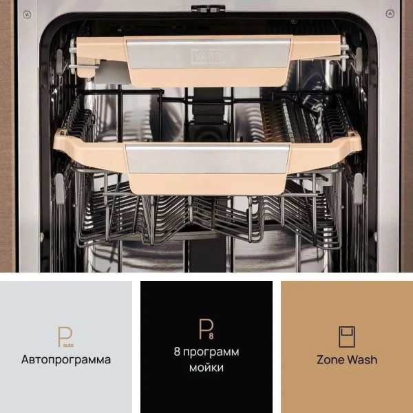 Посудомоечная машина VARD VDI413L купить с доставкой по Москве и Московской области в интернет-магазине АваТехно