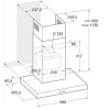 Вытяжка HOTPOINT-ARISTON HHBS 6.7F LT DS купить с доставкой по Москве и Московской области в интернет-магазине АваТехно