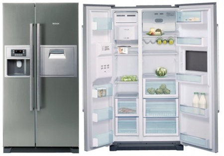 Холодильник side-by-side BOSCH kan 60a45 купить с доставкой по Москве и Московской области в интернет-магазине АваТехно