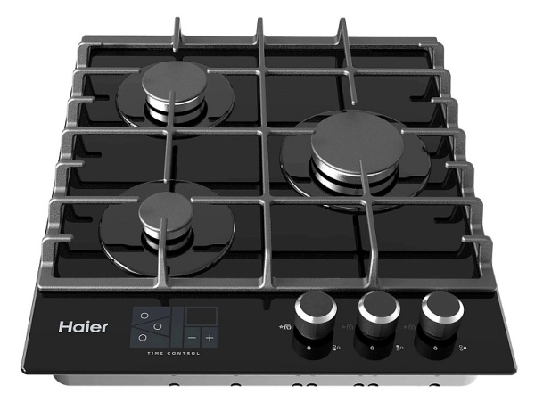 Газовая варочная панель Haier HHX-G53CNSB купить с доставкой по Москве и Московской области в интернет-магазине АваТехно