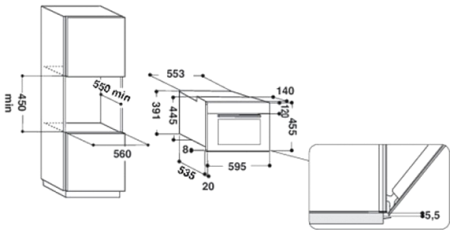 Микроволновая печь Whirlpool AMW 505 IX купить с доставкой по Москве и Московской области в интернет-магазине АваТехно