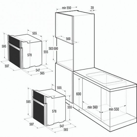 Духовой шкаф GORENJE BO637E21XG-M купить с доставкой по Москве и Московской области в интернет-магазине АваТехно
