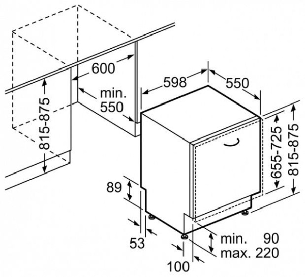 Посудомоечная машина BOSCH SMV 45IX00 E купить с доставкой по Москве и Московской области в интернет-магазине АваТехно