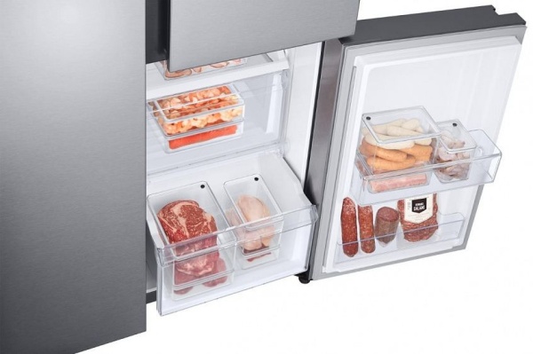 Холодильник Samsung RS63R5591SL нержавеющая сталь купить с доставкой по Москве и Московской области в интернет-магазине АваТехно