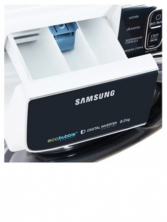 Стиральная машина SAMSUNG WW80K52E61W купить с доставкой по Москве и Московской области в интернет-магазине АваТехно